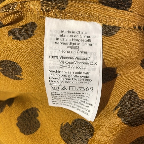 Madewell Sash-Tie Wrap Top in Painted Spots - Animal Print - Picture 11 of 11